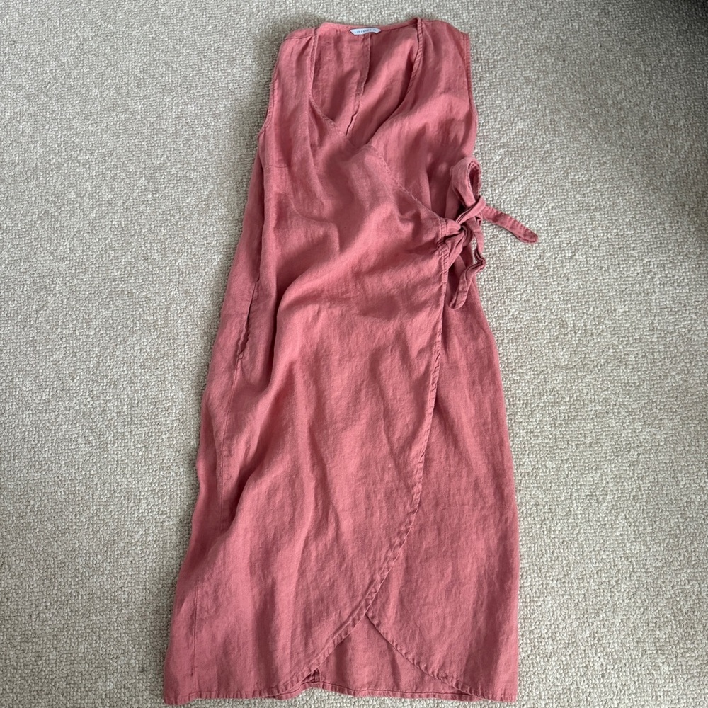 Linenfox wrap dress